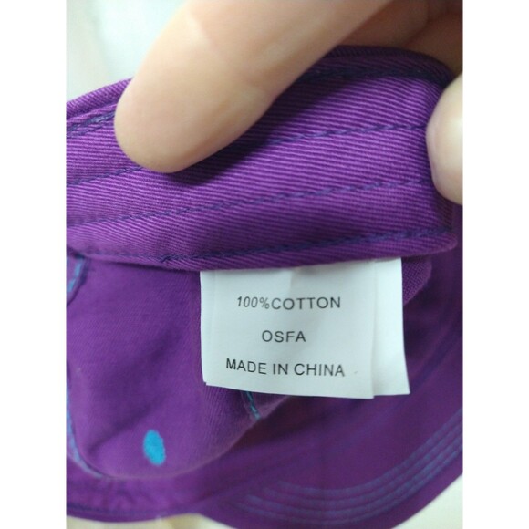 Disney Parks Authentic Original Mickey Mouse Purple Hat Adult Adjustable Cap - Picture 8 of 11